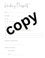 Reading Passport